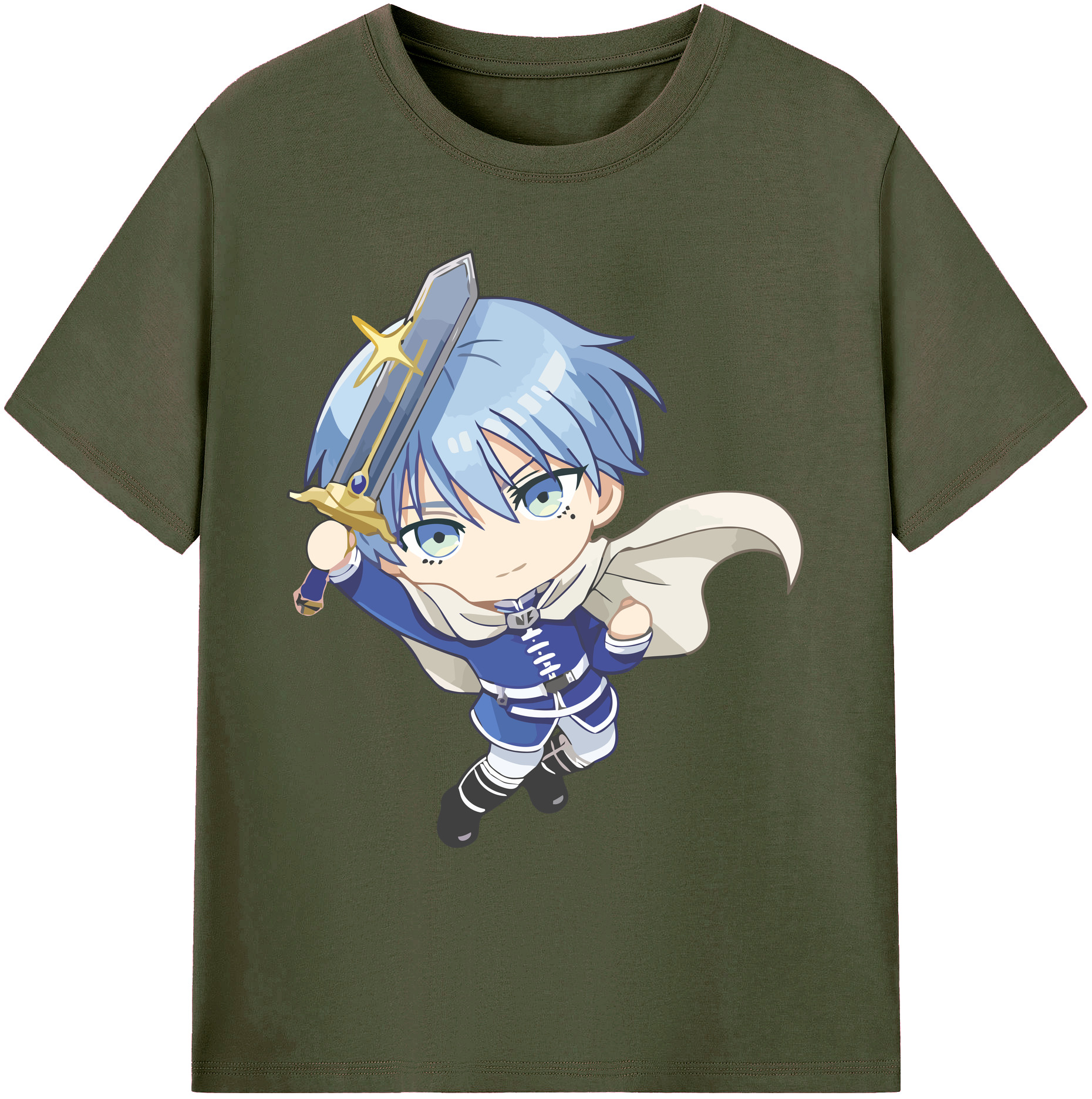 （画像用） 葬送のフリーレン Frieren 綿100％ メンズ半袖Tシャツ｜肌触りやわらか＆通気性